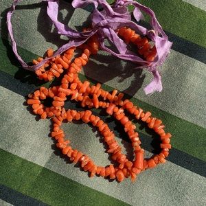Vintage Natural Coral Beads